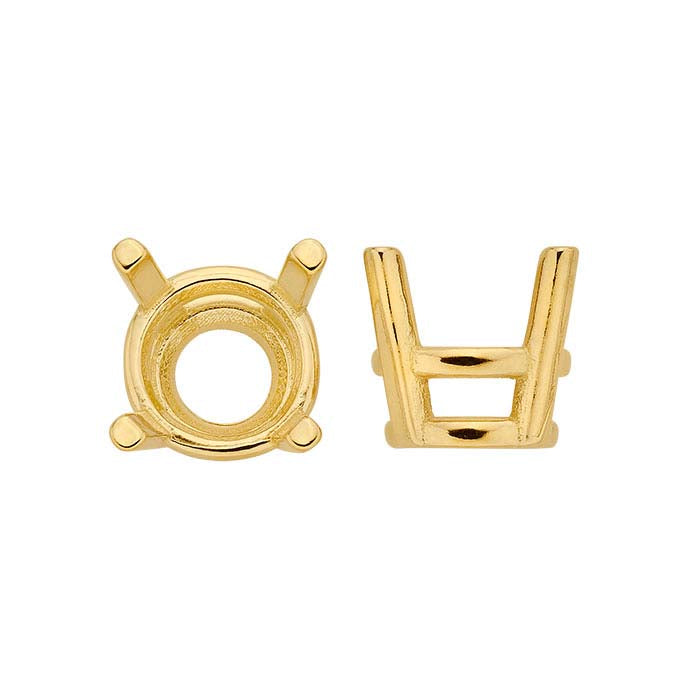 Lightweight Round Basket 4-Prong Setting