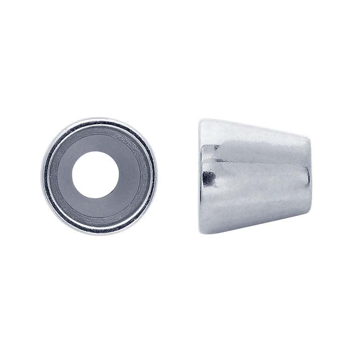 Round Tapered Tube Bezel Setting