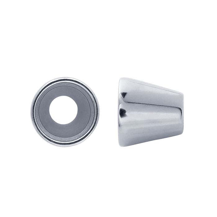 Round Tapered Tube Bezel Setting