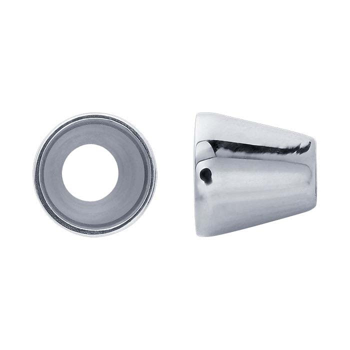 Round Tapered Tube Bezel Setting