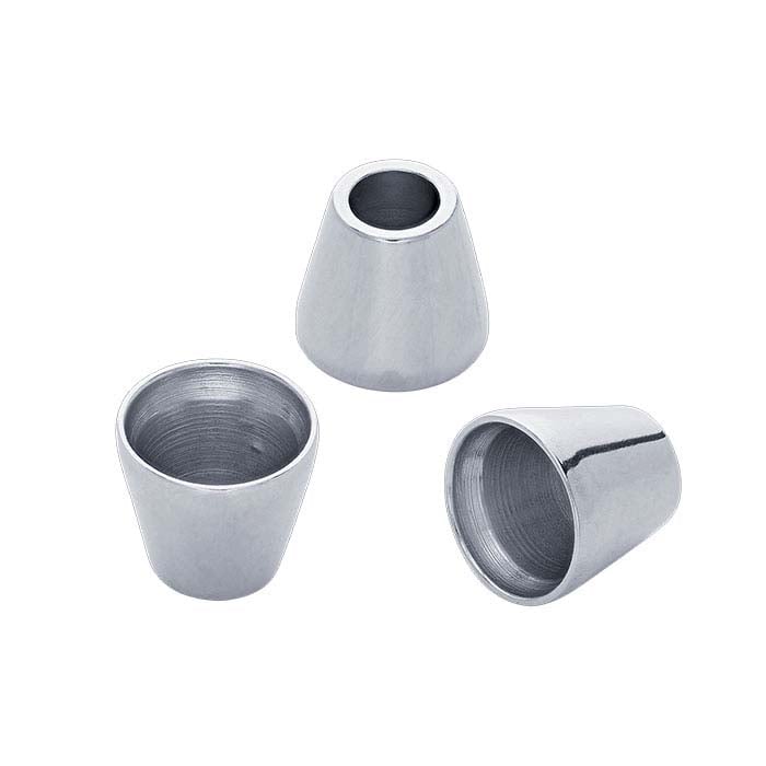 Round Tapered Tube Bezel Setting