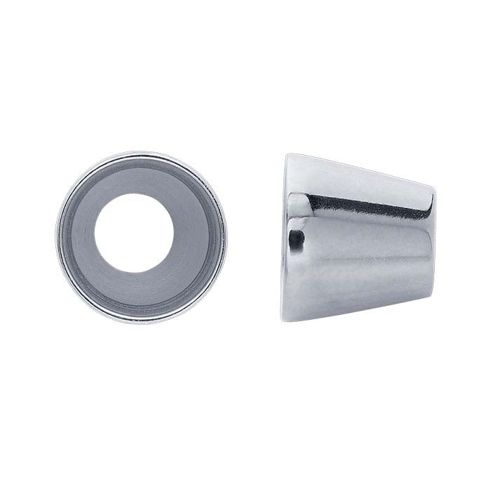 Round Tapered Tube Bezel Setting