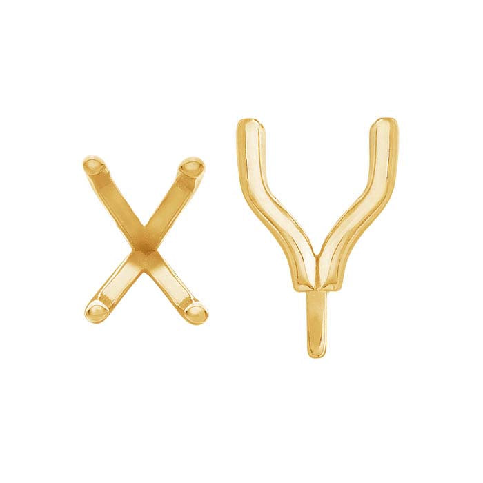 Emerald-Cut 4-Prong Setting with Peg