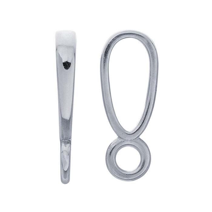 14K Gold Pendant Bail with Ring