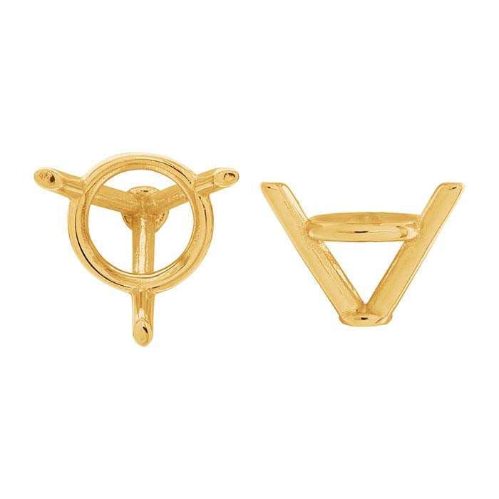 Round Martini 3-Prong Setting