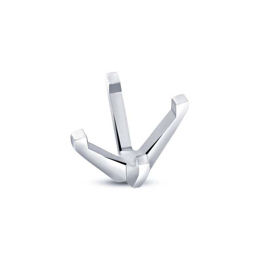 Emerald-Cut 4-Prong Setting with Peg