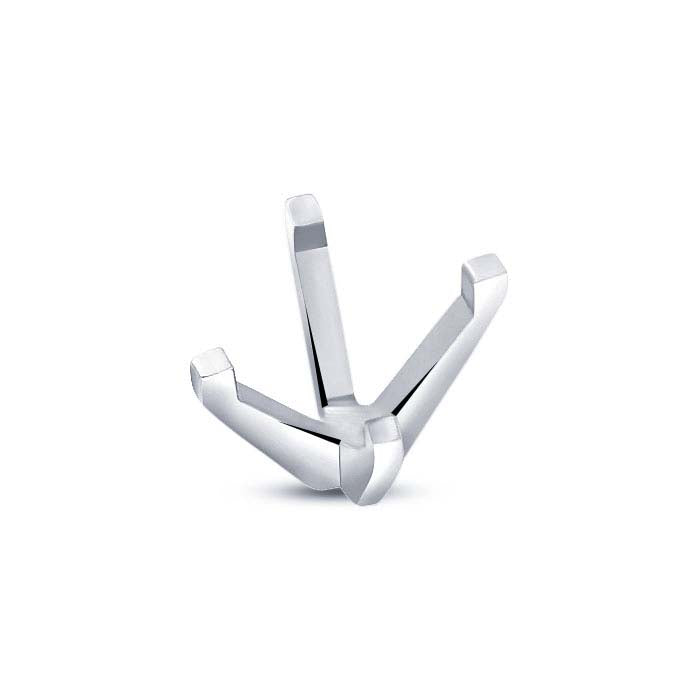 Emerald-Cut 4-Prong Setting with Peg