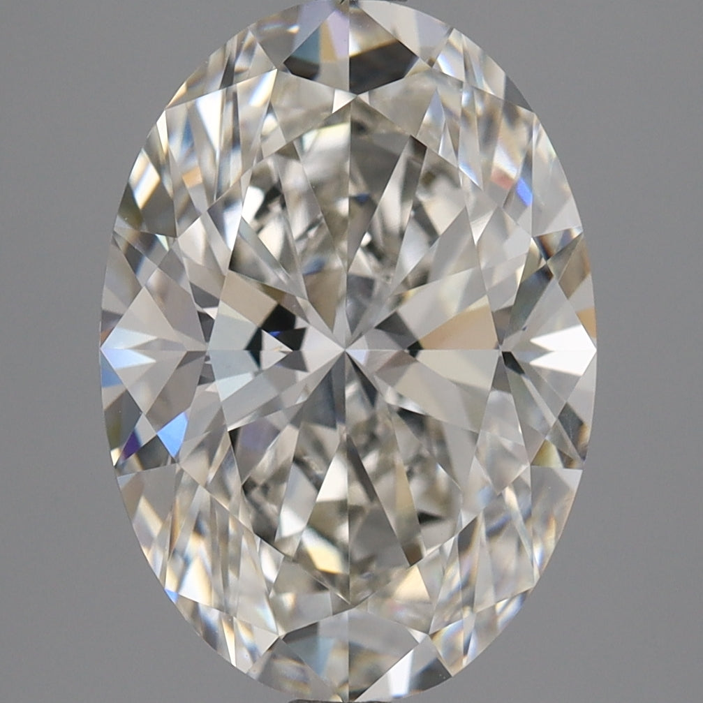 ماسة مزروعة مخبريًا 5.02 قيراط، بيضاوية، H، VVS2