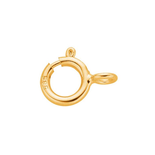 Spring Ring Clasp, with Ring