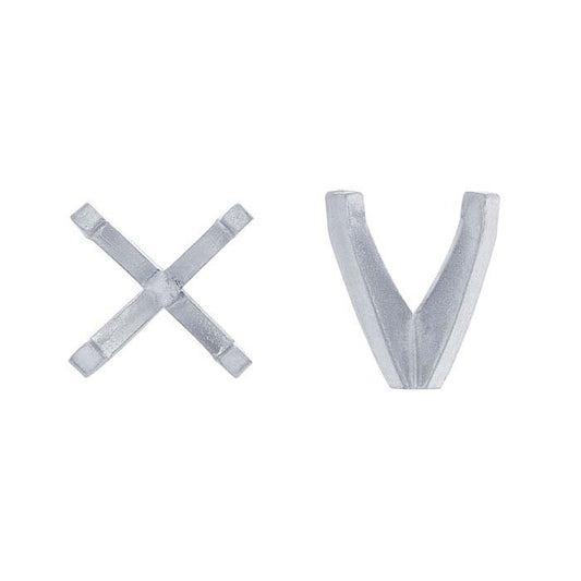 14K White Gold Square 4-Prong Setting