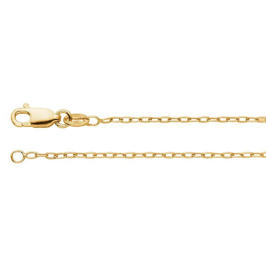 14/20 Yellow Gold-Filled Oval Cable Chain