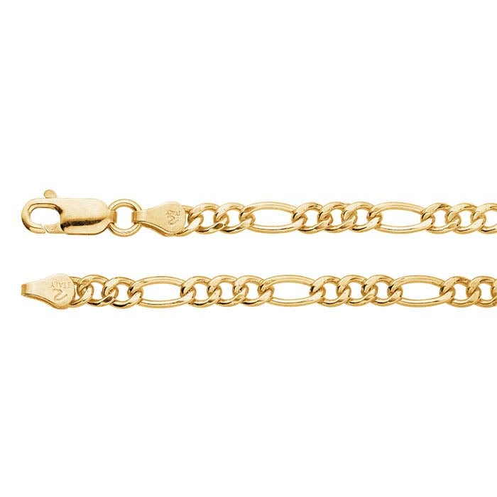 14/20 Yellow Gold-Filled Figaro Chain