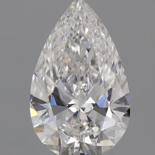 실험실 성장 다이아몬드 1.07캐럿, 배 모양, E, VS1