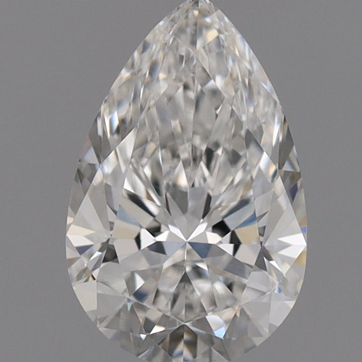 ラボグロウンダイヤモンド 1.07ct、ペアシェイプ、Eカラー、VVS2クラリティ