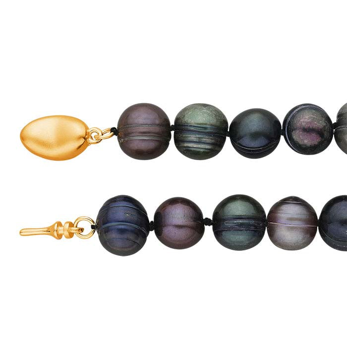 Naszyjnik z pereł hodowlanych 8–9 mm wielokolorowy