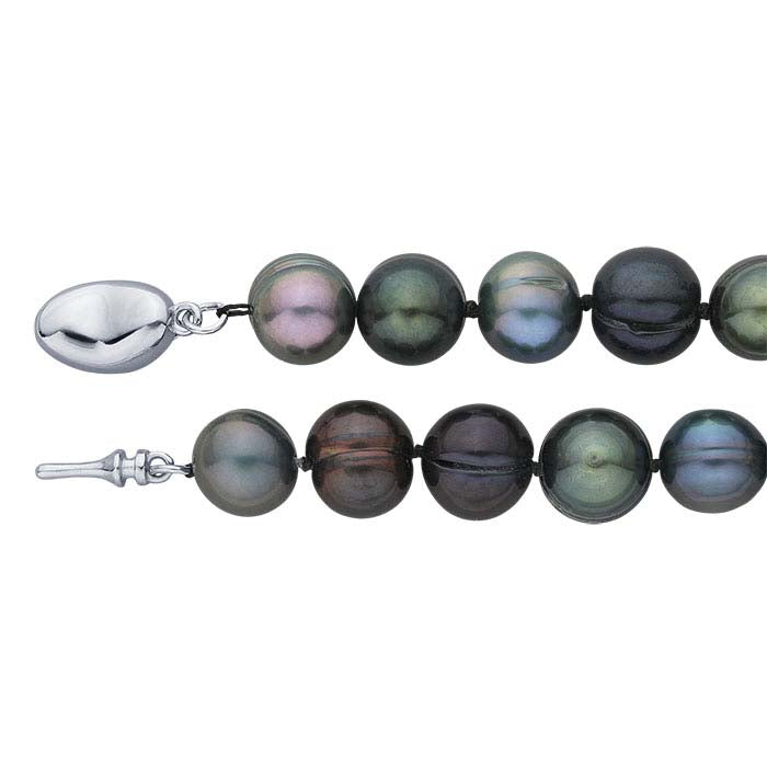 Colar de Pérolas Cultivadas Multicoloridas 8–9mm