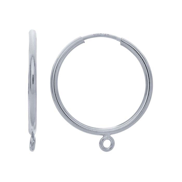 Endless Hoop Earring with Closed Ring