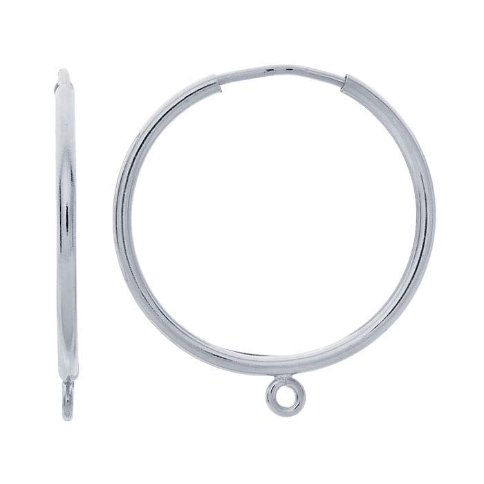 Endless Hoop Earring with Closed Ring