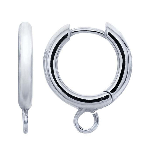 14/20 Yellow Gold-Filled Hoop Earring with Closed Ring