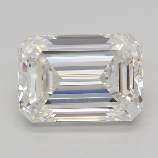 实验室培育钻石 3.32克拉，祖母绿切割，E色，VVS2净度