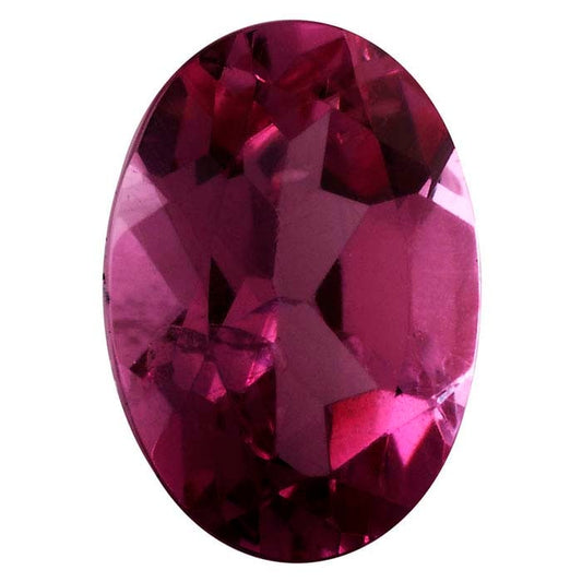 Rhodolite Garnet Oval Faceted Gemstones, AA-Grade