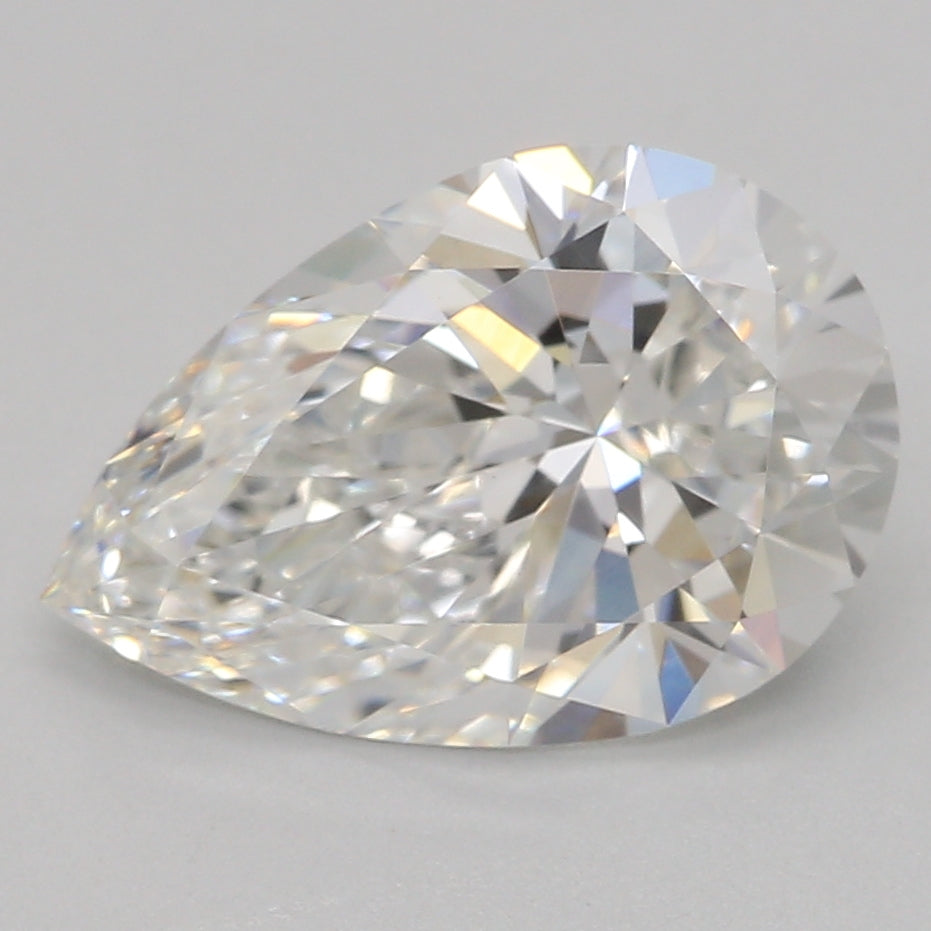 Im Labor gezüchteter Diamant 1,58 ct, Birne, F, VVS2