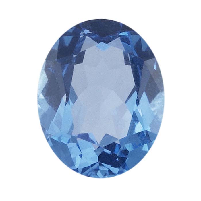 Swiss-Blue Topaz Oval Faceted Gemstones, AA-Grade