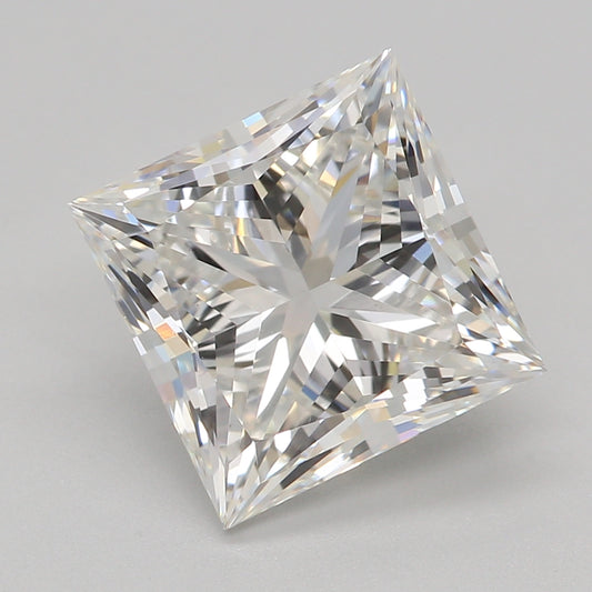 Lab-Grown Diamond 2.54ct, Princess, F, VS1