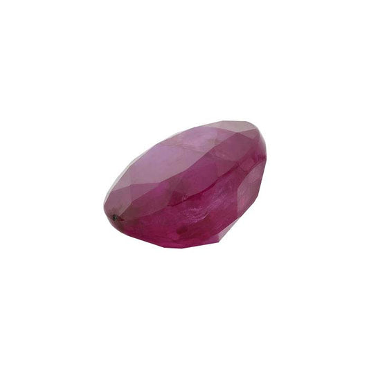 Ruby Round Faceted Gemstone, A-Grade