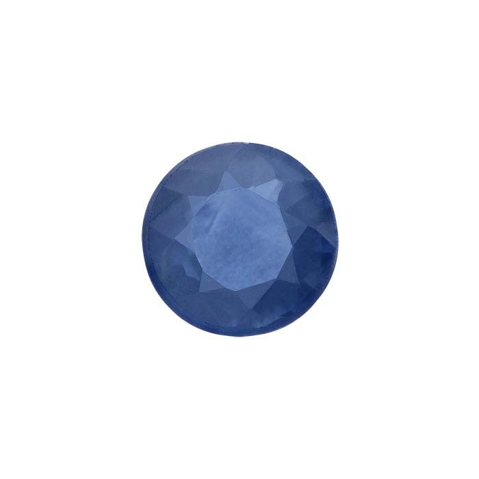 Sapphire Round Faceted Gemstone, AA-Grade