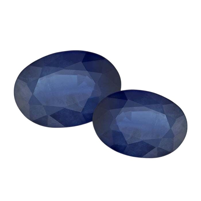 Sapphire Oval Faceted Gemstone, AA-Grade
