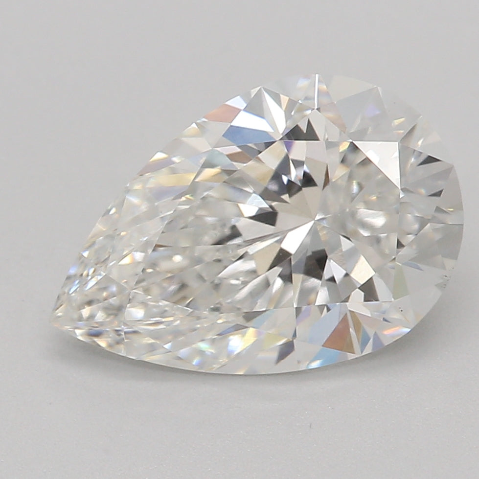 Lab-Grown Diamond 1.57ct, Pear, F, VVS2