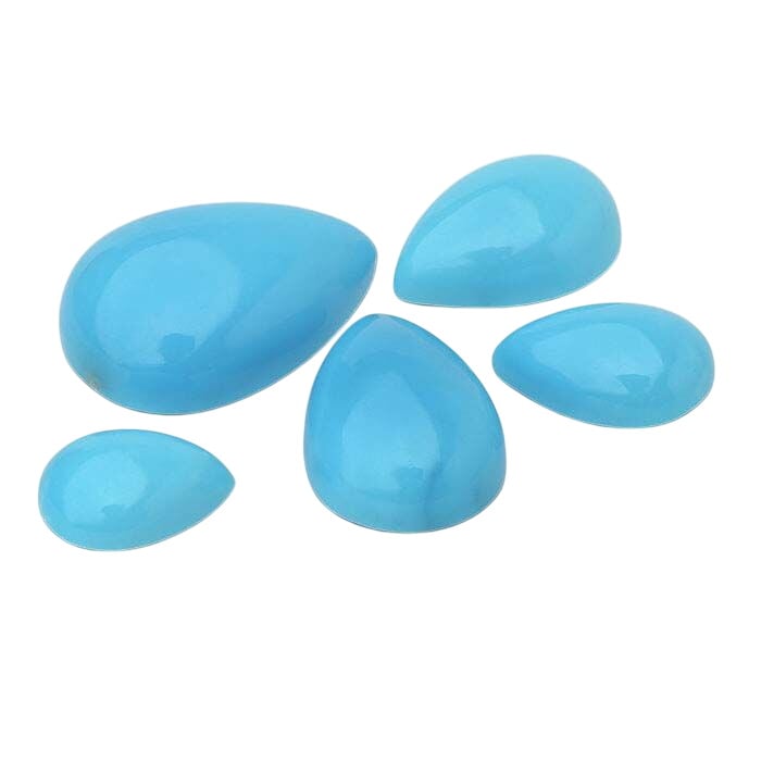 American Mined™ Arizona Turquoise Pear Cabochon