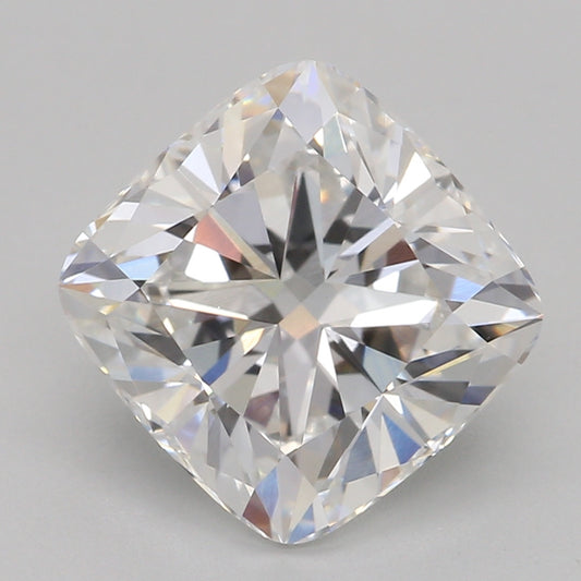 ماسة مزروعة مخبريًا 2.09 قيراط، وسادة مود، E، VS1