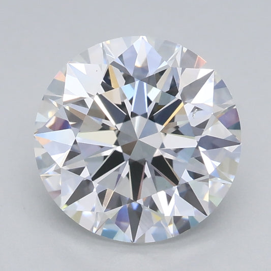 ماسة مزروعة مخبريًا 1.55 قيراط، مستديرة، F، VVS2