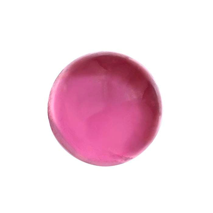 Pink Tourmaline Round Cabochon