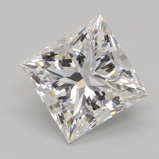 Laboratoriedyrket diamant 2,54 ct, princess, E, VVS2