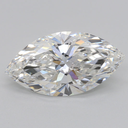 Diamante cultivado en laboratorio 3.04ct, marquesa, F, VVS2