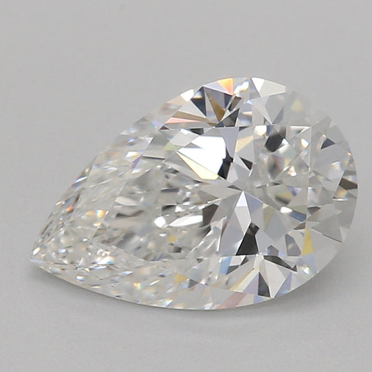 Diamante cultivado en laboratorio 1.06ct, pera, E, VVS2