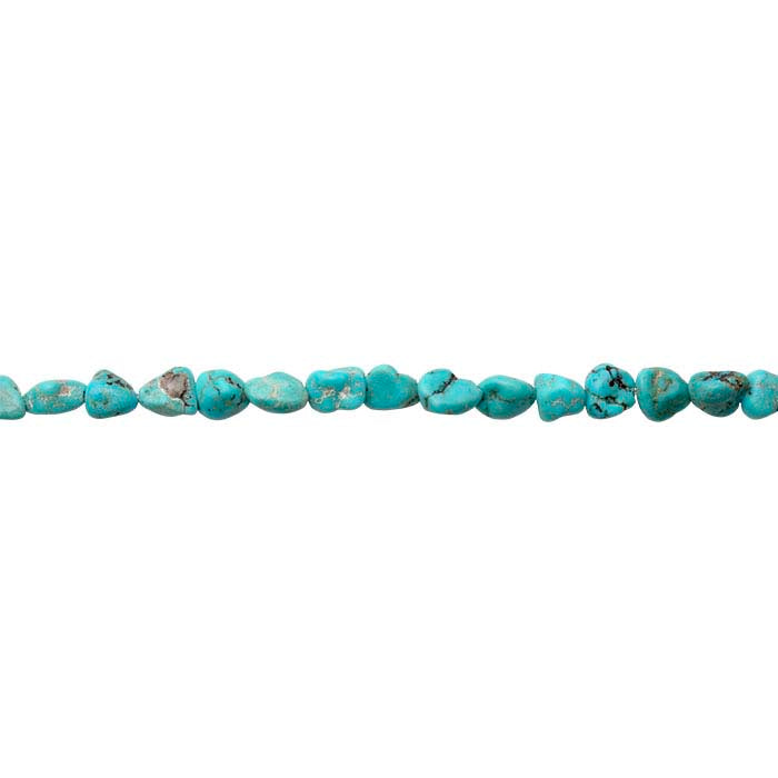 Chinese Turquoise Nugget Bead Strand