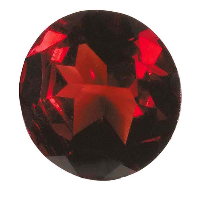 Garnet Round Faceted Gemstones, AA-Grade