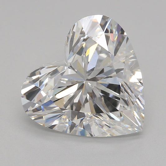 Lab-Grown Diamond 2.59ct, Heart, E, VS1