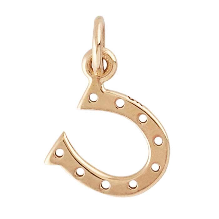 Bronze Lucky Horseshoe Charm