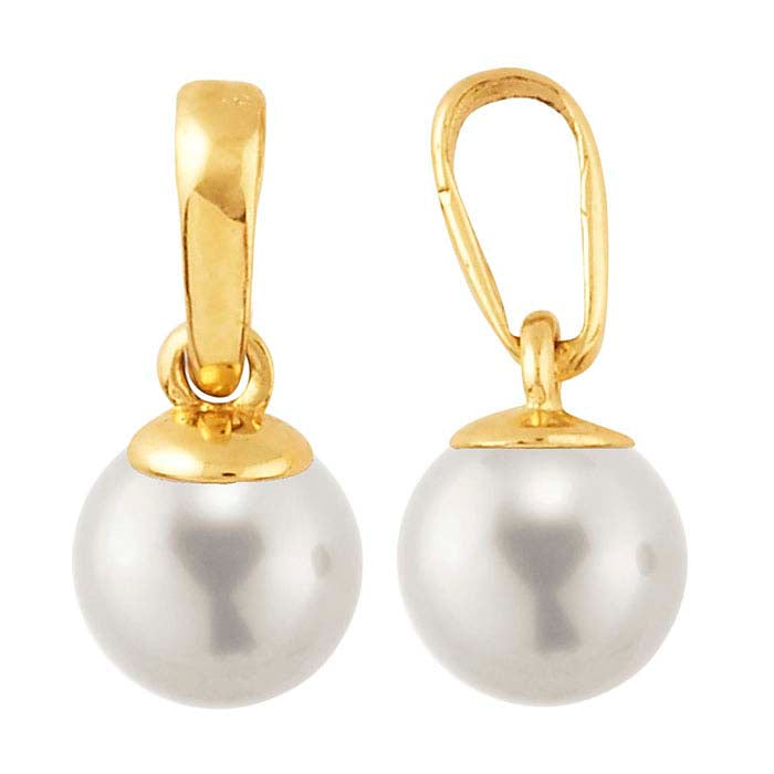 Montagem de Pendente com Pérola em Ouro Amarelo 14K