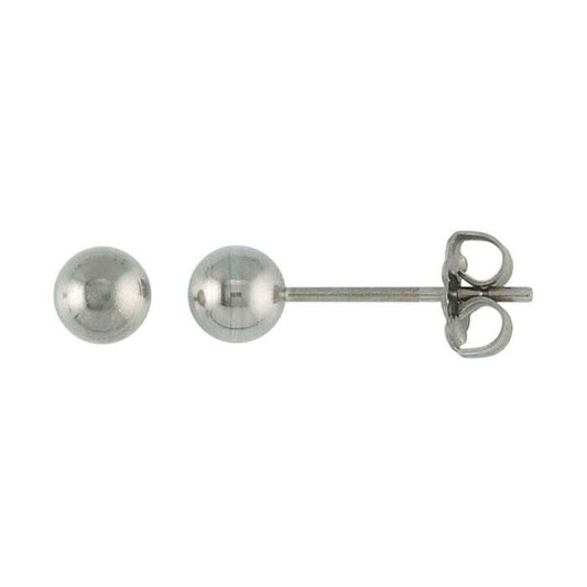 Titanium 5mm Ball Post Earrings