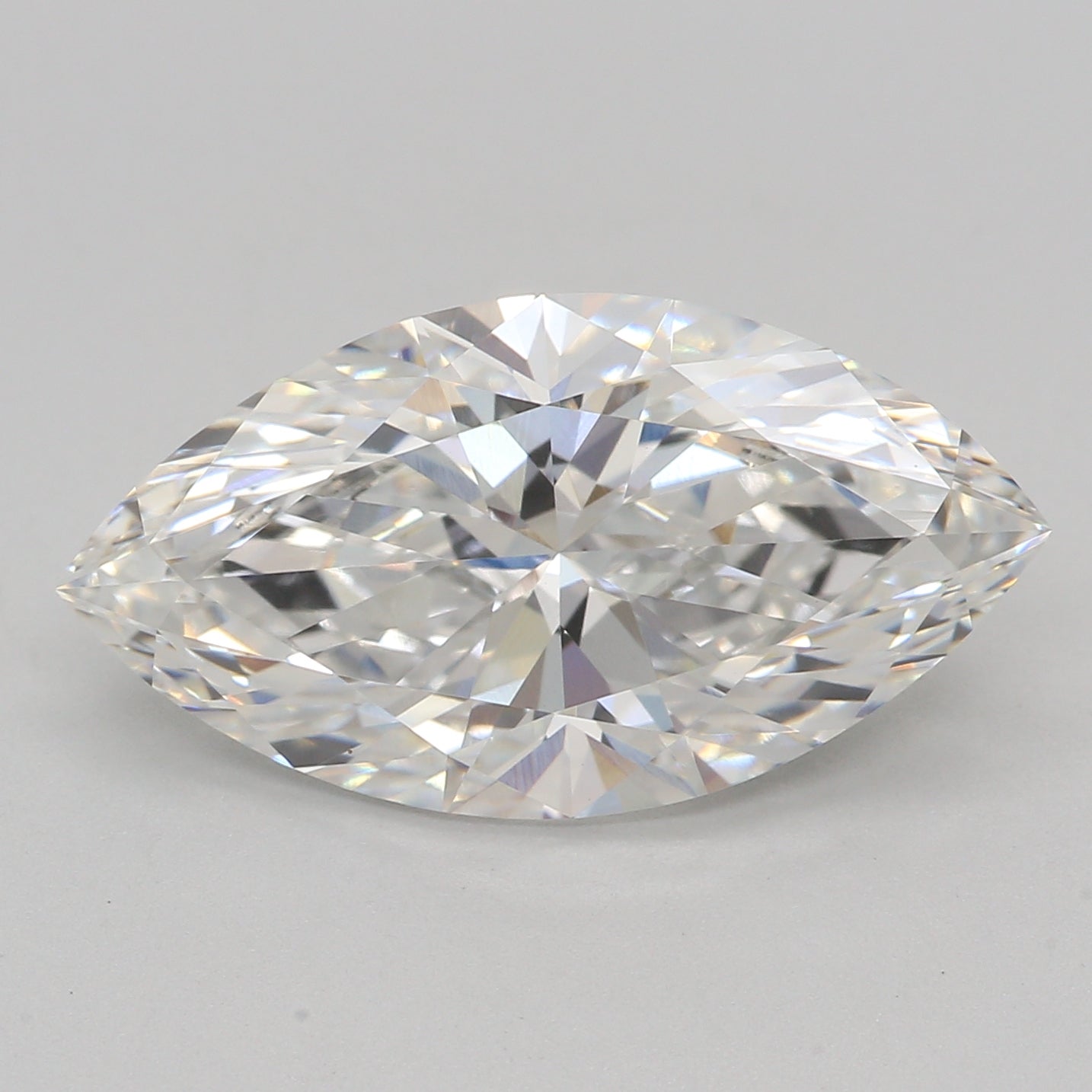 Лабораторно выращенный бриллиант 3,08 карат, маркиз, F, VVS2