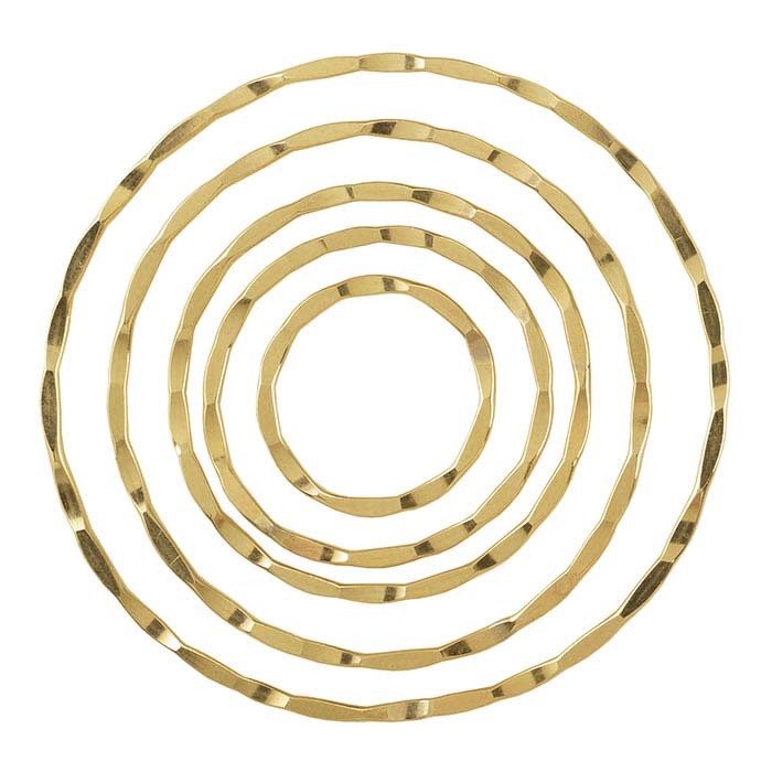 14/20 Keltakultainen täytetty pyöristetty keskeinen komponenttisetti