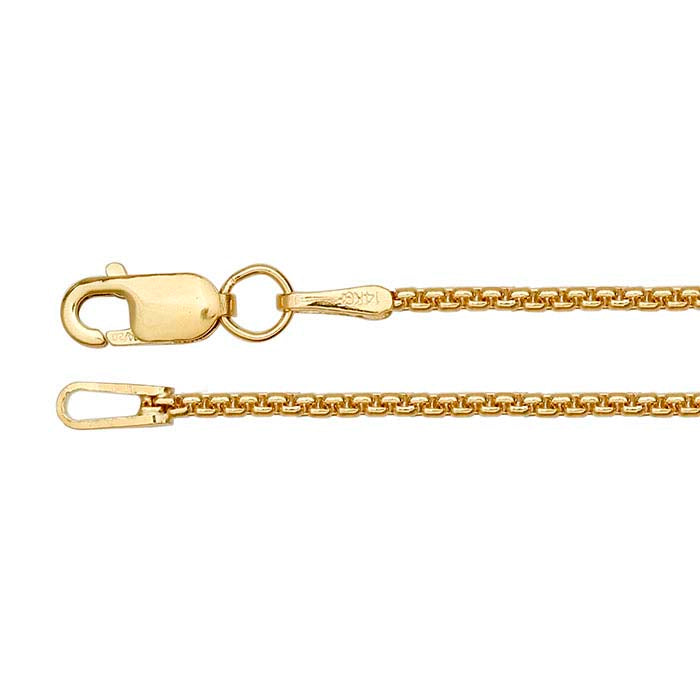 14/20 Yellow Gold-Filled Rounded Box Chain