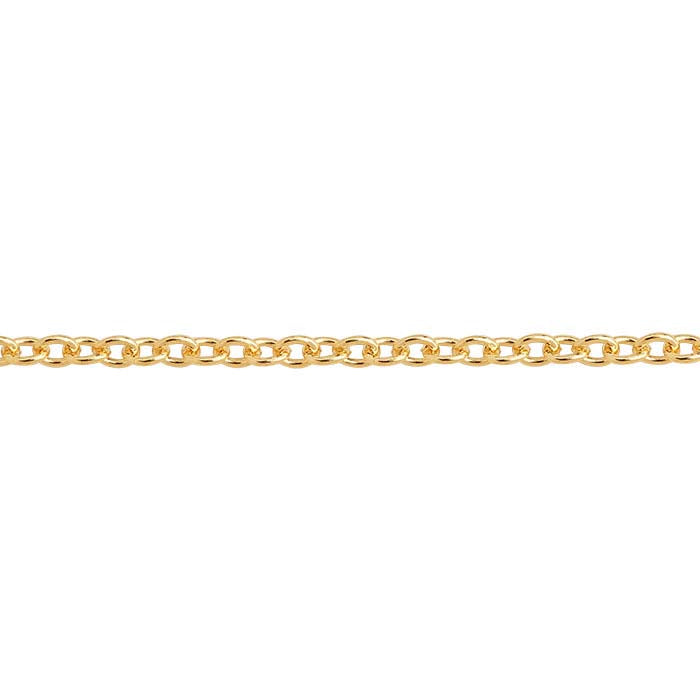 14/20 Yellow Gold-Filled Oval Cable Chain