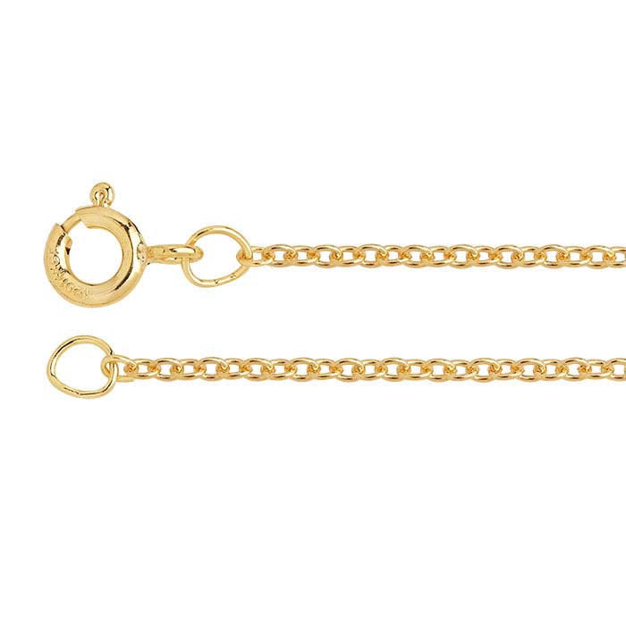 14/20 Yellow Gold-Filled Oval Cable Chain